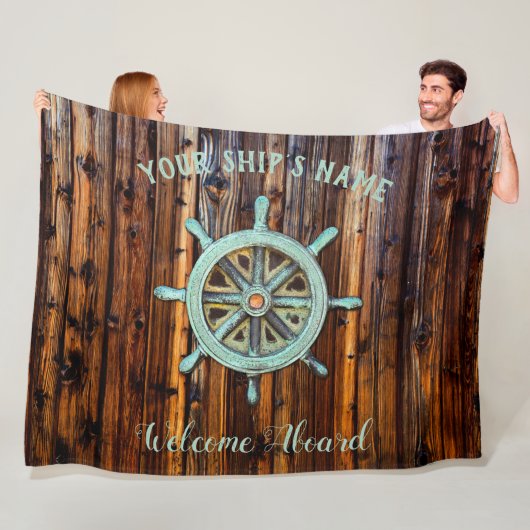 Couverture Polaire Capitaine Wheel (En situation)