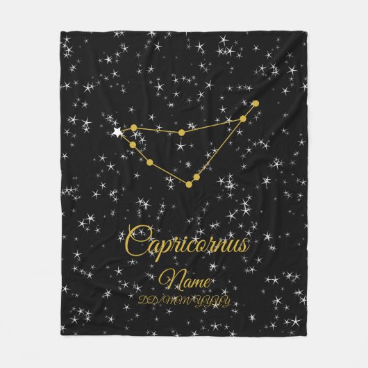 Couverture Polaire Capricorne Constellation (Devant)