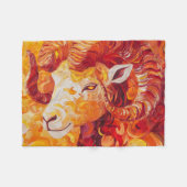 Couverture Polaire Capricorne solaire fière (Devant (Horizontal))