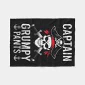 Couverture Polaire Captain Mpy Pants Rate Humor Skull Graphic  (Devant (Horizontal))