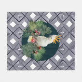 Couverture Polaire Captivant Cockatoo Bird (Devant (Horizontal))