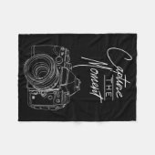 Couverture Polaire Capture Moment Camera Photographe. (Devant (Horizontal))