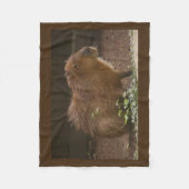 Couverture Polaire Capybara (Devant)