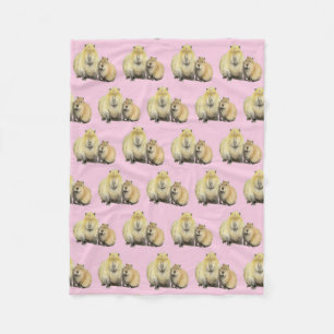 Couverture Polaire Capybara