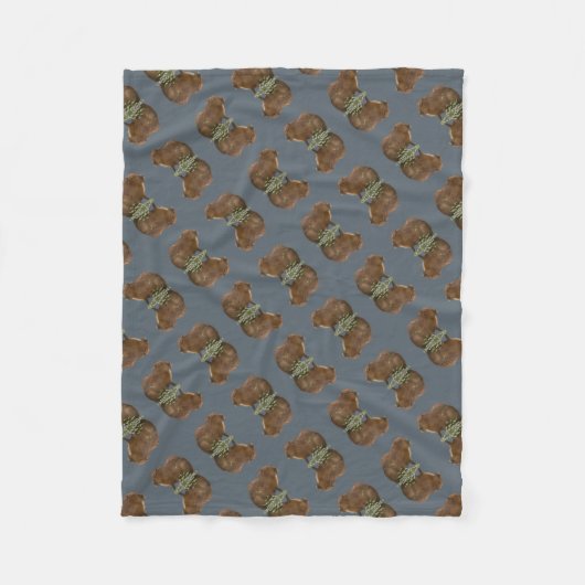 Couverture Polaire Capybara (Devant)