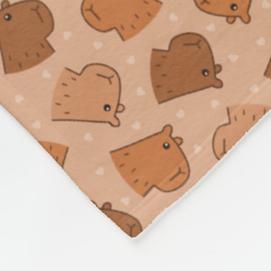 Couverture Polaire Capybara (Coin)