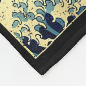 Couverture Polaire Capybara Japanese Kanagawa Wave Funny Surf Animal  (Coin)