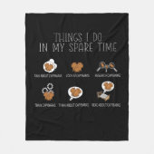 Couverture Polaire Capybara Lover Art Kids Funny Capybara (Devant)