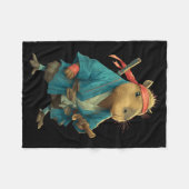 Couverture Polaire Capybara Ninja Samurai Japan Funny Japanese Graphi (Devant (Horizontal))