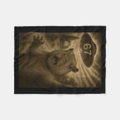 Couverture Polaire Capybara Selfie 67 Meme Six Seven Funny Ufo (Devant (Horizontal))