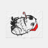 Couverture Polaire Capybara Smoking Christmas Ugly Cigarette Gen Z (Devant (Horizontal))