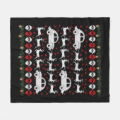Couverture Polaire Car Christmas (Devant (Horizontal))