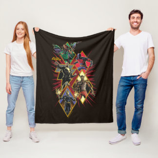 Couverture Polaire Caractère Adam noir Diamètre Burst Graphic