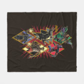 Couverture Polaire Caractère Adam noir Diamètre Burst Graphic (Devant (Horizontal))