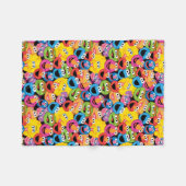 Couverture Polaire Caractère de rue Sésame Face au Motif (Devant (Horizontal))