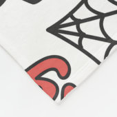 Couverture Polaire Caractères d'Halloween : Motif Whimsical Seamless (Coin)