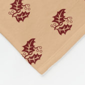 Couverture Polaire Caramel Automne Feuilles Automnes (Coin)