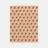 Couverture Polaire Caramel Automne Feuilles Automnes (Devant)