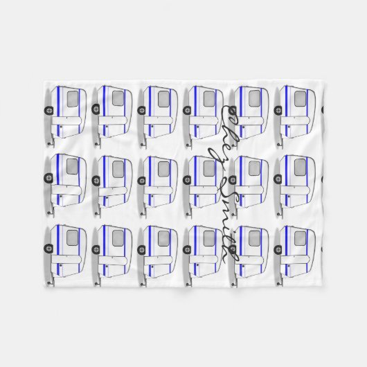 Couverture Polaire Caravane gitane Thunder_Cove de remorque minuscule (Devant (Horizontal))