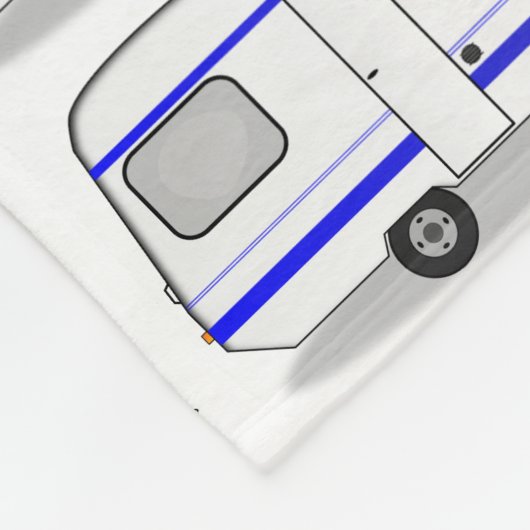 Couverture Polaire Caravane gitane Thunder_Cove de remorque minuscule (Coin)