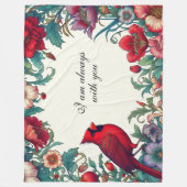 Couverture Polaire Cardinal Rouge Cadeaux Sympathy Keepsaké Memorial (Devant)