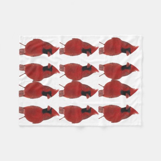 Couverture Polaire Cardinals Blanche en polaire (Devant (Horizontal))