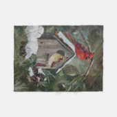 Couverture Polaire Cardinaux sur la volière de Milou (Devant (Horizontal))