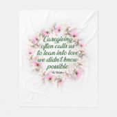Couverture Polaire Caregiving appreciation blanket (Devant)