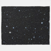 Couverture Polaire Caressez avec les étoiles - image d'astronomie (Devant (Horizontal))