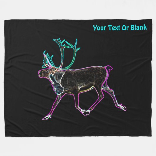 Couverture Polaire Caribou électrique (rennes) (Devant (Horizontal))