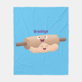 Couverture Polaire Caricature à pâte molle et à pâte molle (Devant)