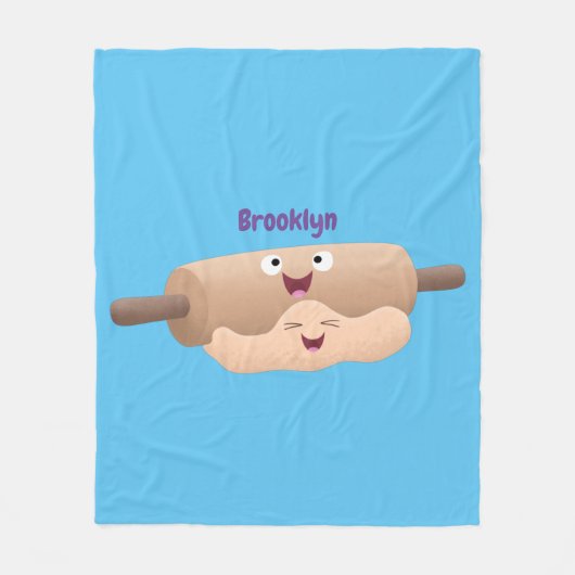 Couverture Polaire Caricature à pâte molle et à pâte molle (Devant)