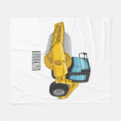 Couverture Polaire Caricature à rouleaux de route (Devant (Horizontal))