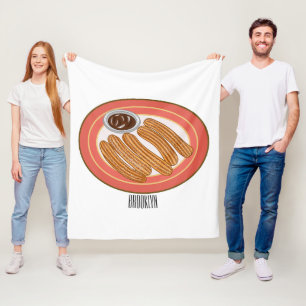 Couverture Polaire Caricature de Churro
