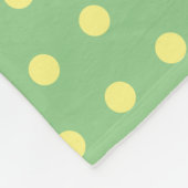 Couverture Polaire Caricature de concombre vert mou (Coin)