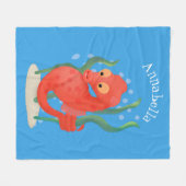 Couverture Polaire Caricature d'hippocampe pygmée (Devant (Horizontal))