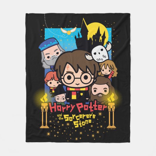 Couverture Polaire Caricature Harry Potter et la Pierre du Sorcier (Devant)