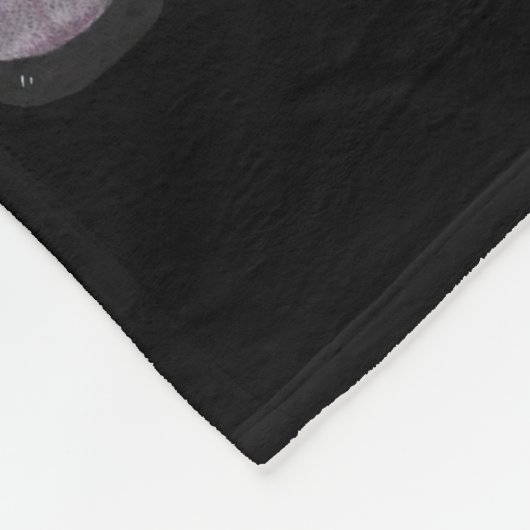 Couverture Polaire Carlin noir  (Coin)