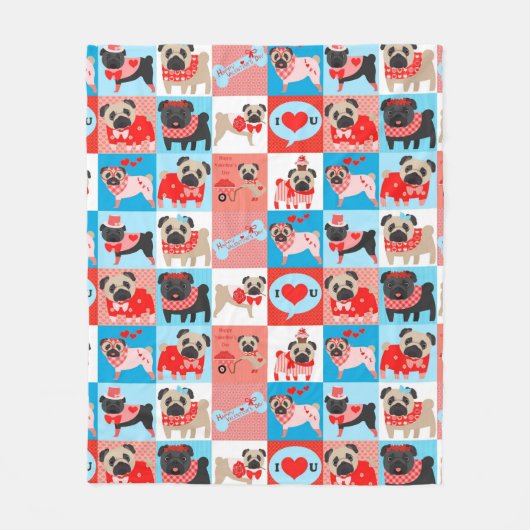 Couverture Polaire Carlin Valentine Quilt (Devant)