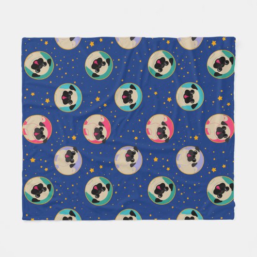 Couverture Polaire Carlins dans les étoiles (Devant (Horizontal))