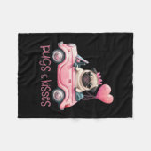 Couverture Polaire Carlins et baisers Carlin Saint-Valentin (Devant (Horizontal))