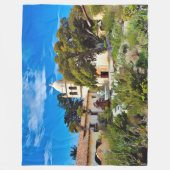 Couverture Polaire CARMEL MISSION BASILICA Fleece Blanket (Devant)