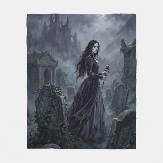 Couverture Polaire Carmilla errant dans la brume styrienne (Devant)