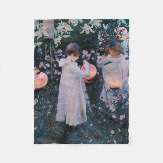 Couverture Polaire Carnation, Lily, Lily, Rose (John Singer Sargent) (Devant)