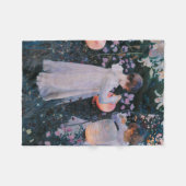 Couverture Polaire Carnation Lily Lily Rose John Singer Sargent Art (Devant (Horizontal))