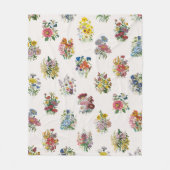 Couverture Polaire Carnaval des fleurs (Devant)