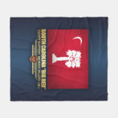 Couverture Polaire Caroline du Sud "Big Red" (Devant (Horizontal))