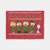 Couverture Polaire Caroling Christmas Sweater Graphic (Devant (Horizontal))