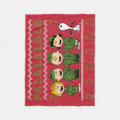 Couverture Polaire Caroling Christmas Sweater Graphic (Devant)