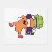 Couverture Polaire Carotte dans la musique avec casque (Devant (Horizontal))